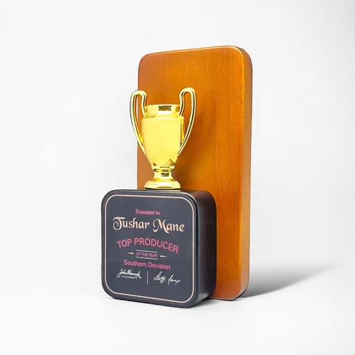 Wood & Metal Trophy WM 9169